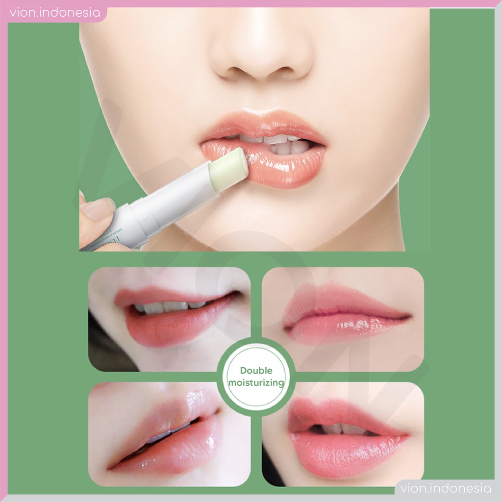 LUOFMISS Double Moisturizing Lip Balm Temperature Change Lipbalm Pelembab Bibir Perawatan Original LM003