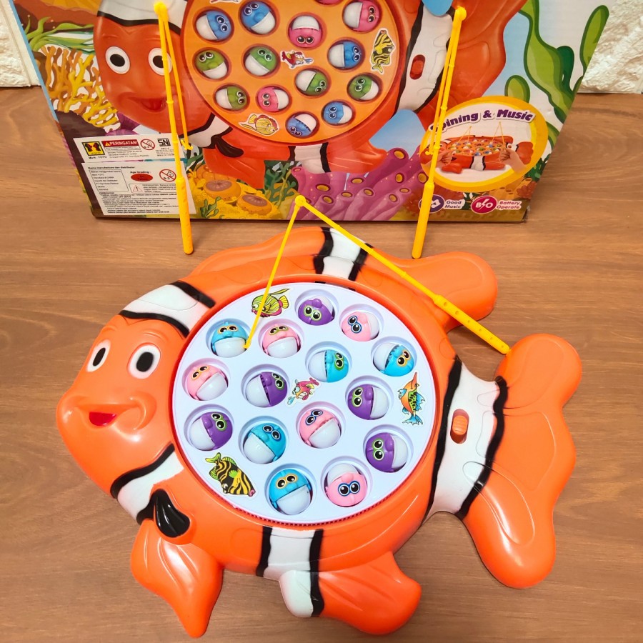 Mainan Fishing Duck Hunting Game Pancingan Bebek Musik