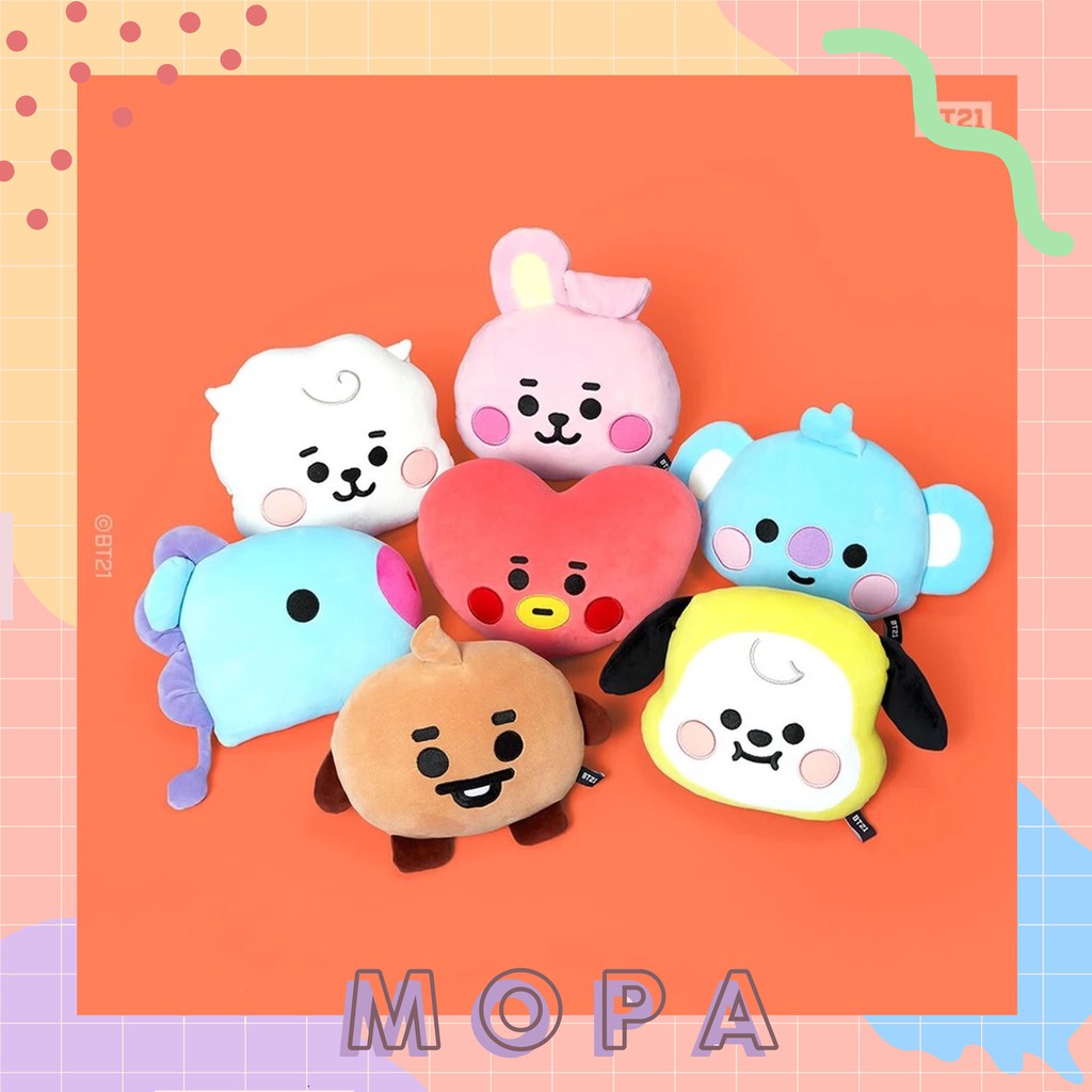 [PO] bt21 official flat baby cushion boneka bts bts21