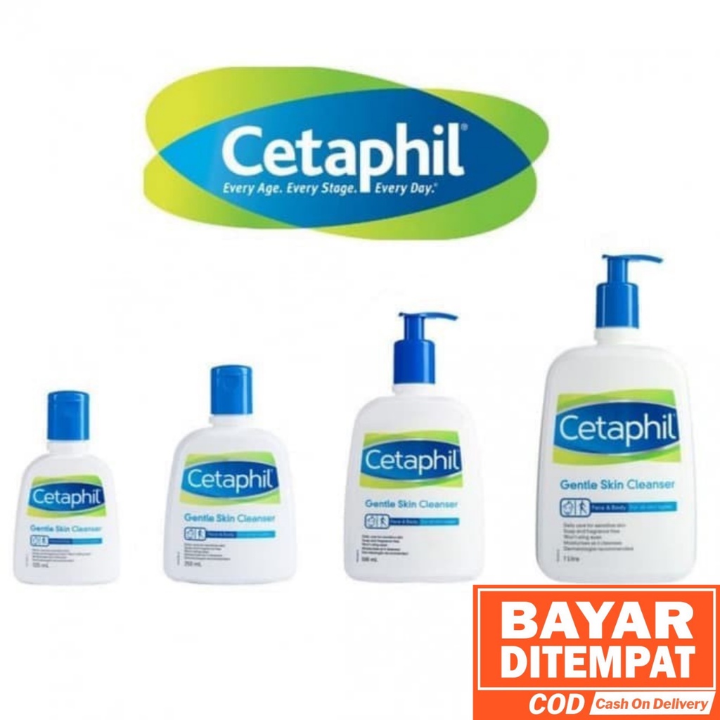 Jual Cetaphil Oily Skin Cleanser 125 Ml, Cetaphil Gentle Skin Cleanser 250 Ml, 500 Ml Indonesia|Shopee Indonesia