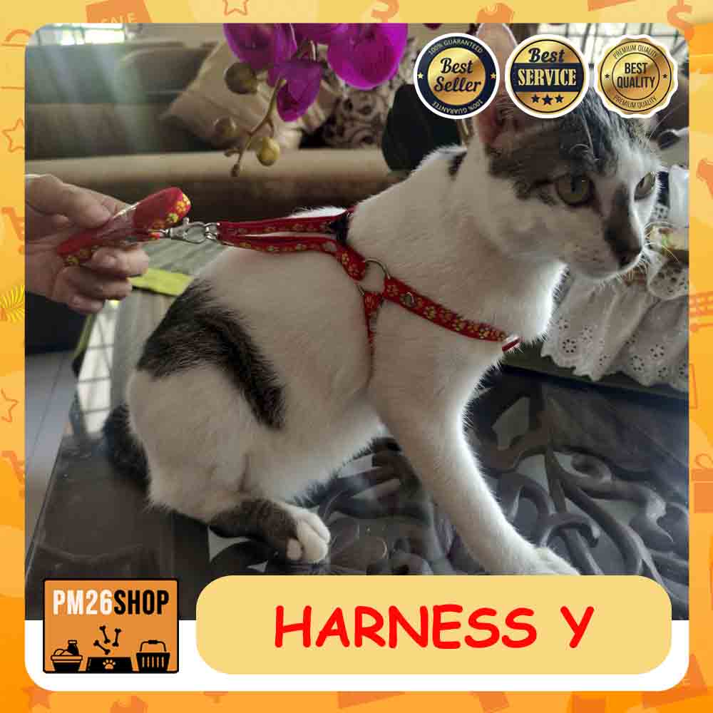 HARNESS DAN TALI Y KUCING DAN ANJING KECIL