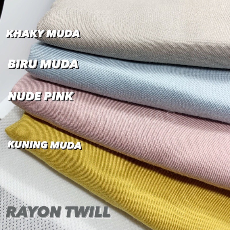 Kain Rayon Twill Polos (100%Rayon) PREMIUM