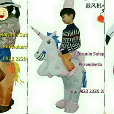 KOSTUM KUDA UNICORN ANAK COSPLAY PESTA BADUT  KOSTUM ANGIN KID TOYS