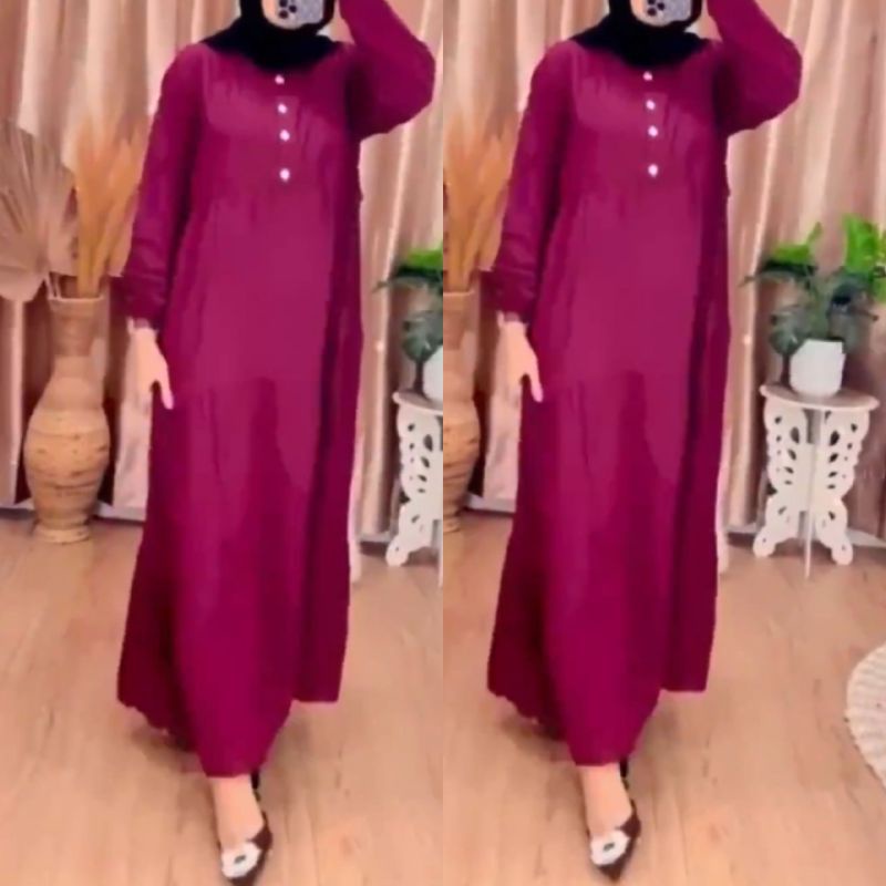 PROMO BIG SALE OBRAL GAMIS RAYON JUMBO LD 110 CM PANJANG BAJU 135 CM