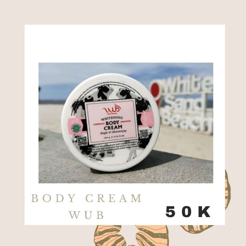 WUB bleaching body cream/body bleaching//