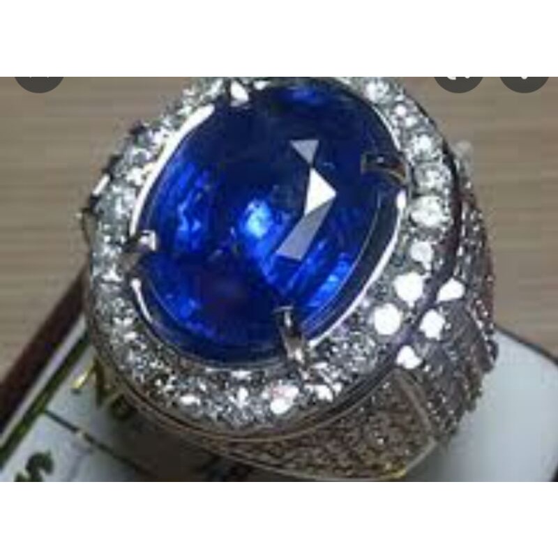 batu akik mulia blue safir asli