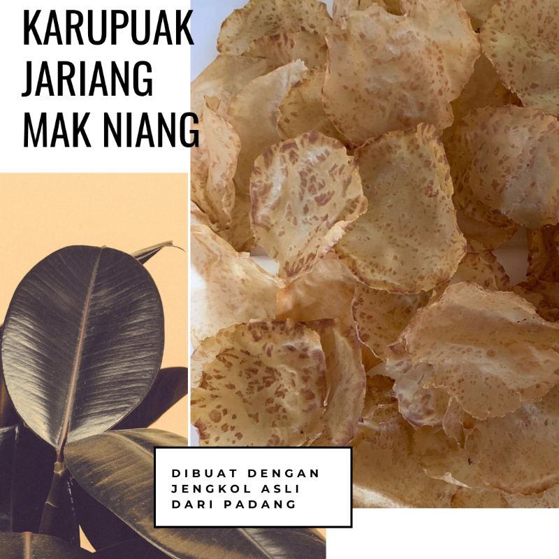 

karupuak jariang kerupuk jengkol asli padang