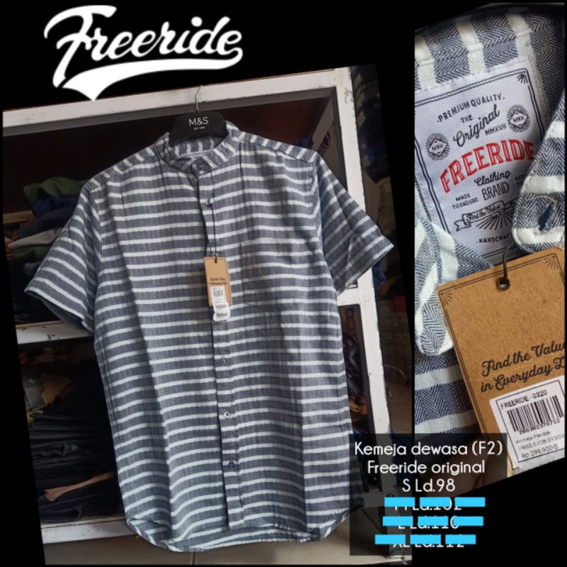 KEMEJA PENDEK PRIA FREERIDE BRANDED MATAHARI MURAH KMJFRD7616