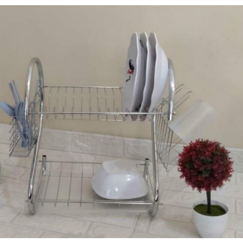 rak piring model S / rak piring stainless