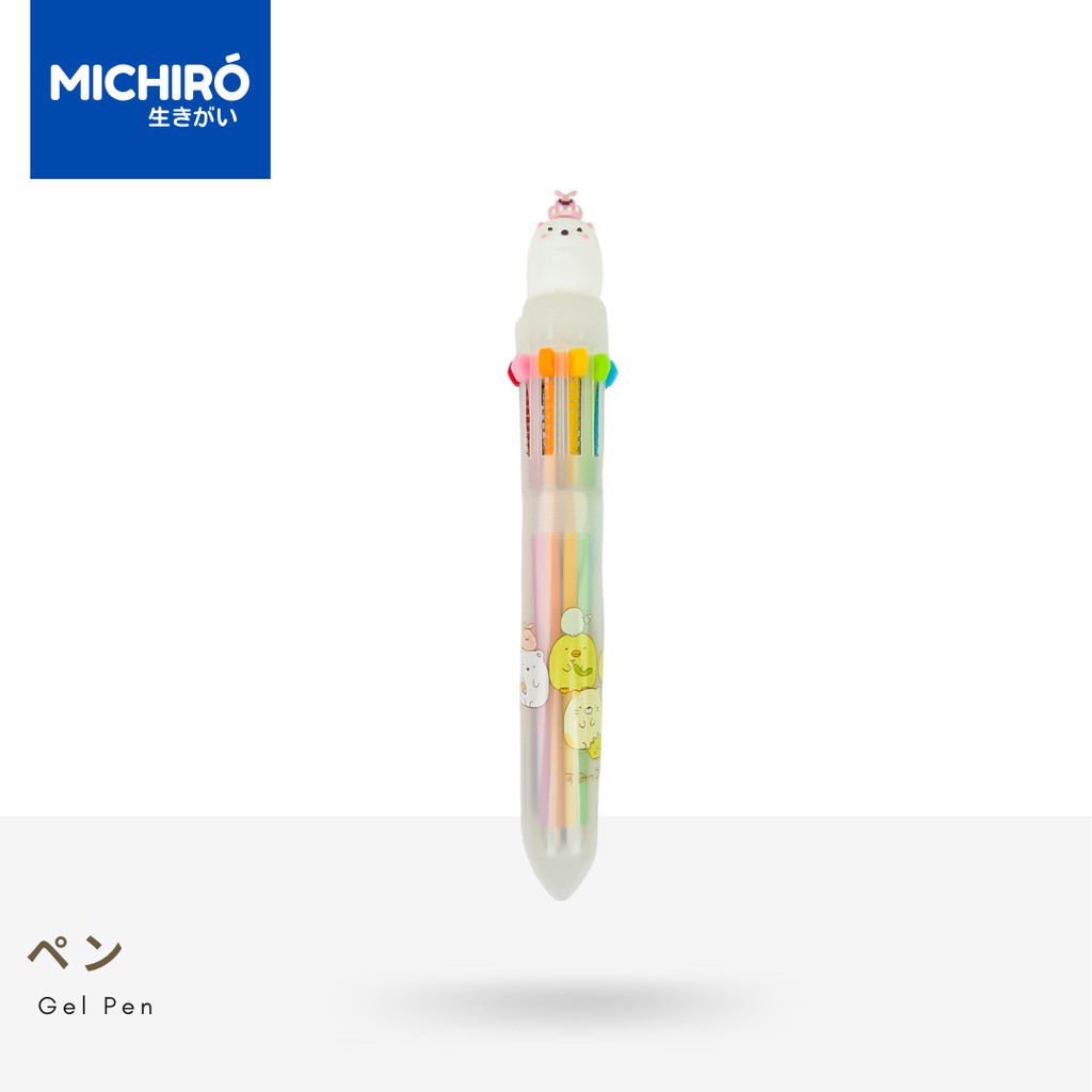 

Michiro Pulpen Gel 10 Warna Tinta Yang Berbeda Sumikko Gurashi Kecil Ten Color Stack Sumikko Gurashi Small Gel Pen