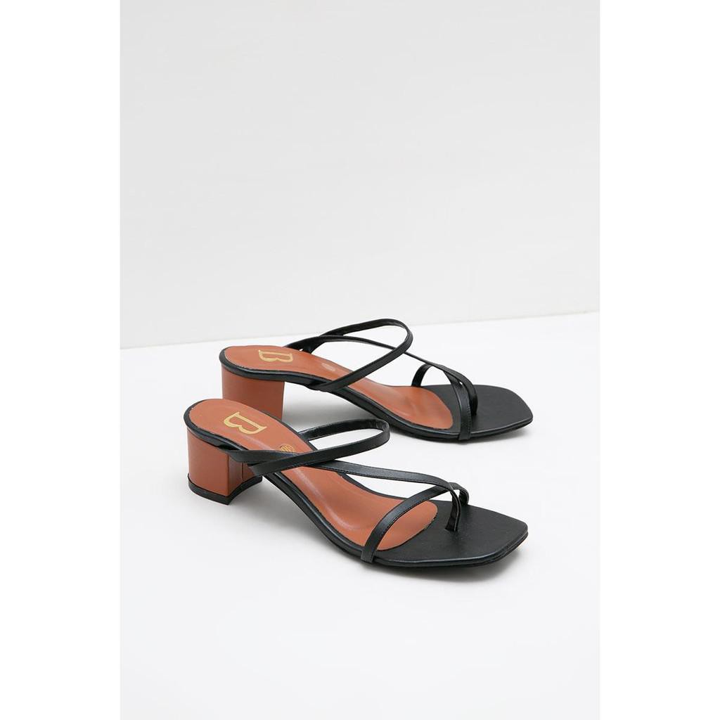 Sepatu Hak Chunky / Big Sepatu Wanita Chunky Heels Sophie Ariana Thin Strap Febria Heels