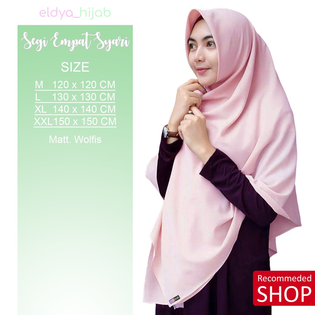 Hijab Syari Bahan Wolfis Tutorial Hijab Terbaru