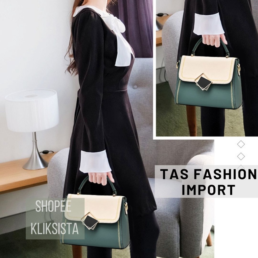 Tas Branded Wanita Import Fashion Kekinian Terbaru Slempang Kerja Selempang Batam Mini Murah Pesta Kondangan Elegan Ibu Undangan RH-705402