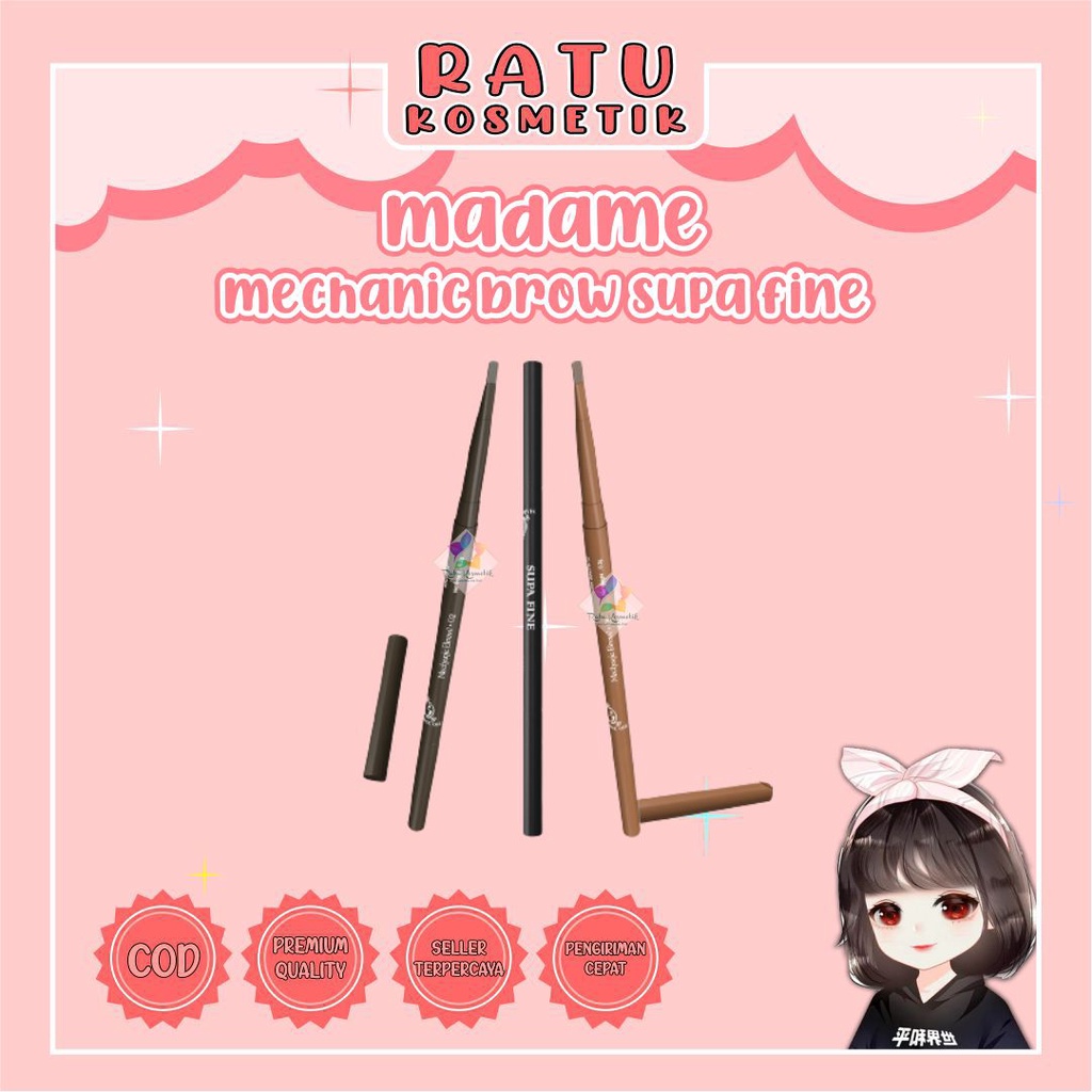 ❤ RATU ❤ Madame Gie Supa Fine Mechanic Brow | Pensil Alis Mekanik