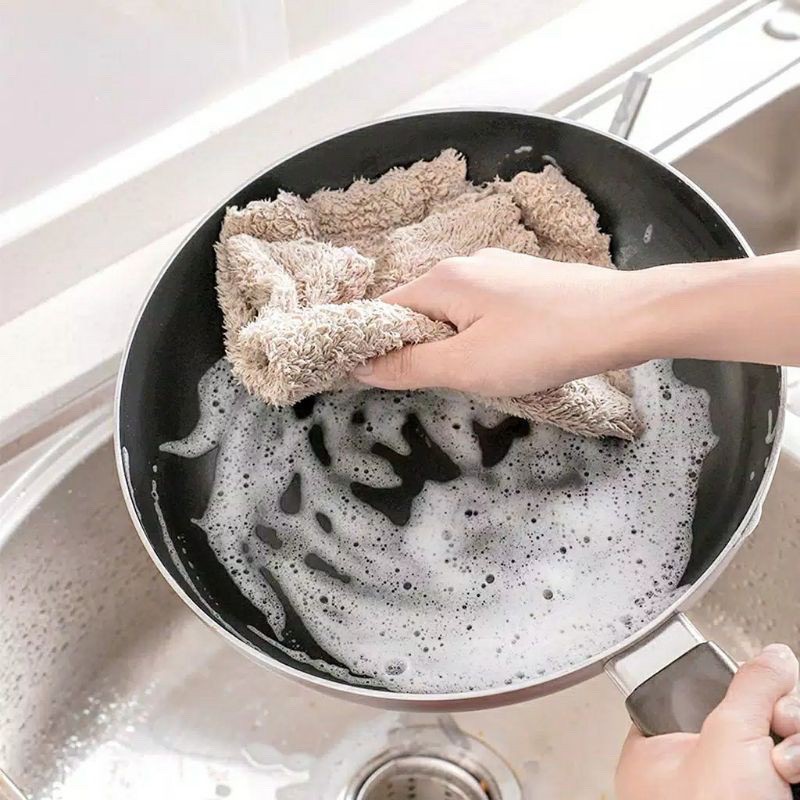 Kain Lap Microfiber Meja Piring Dapur Anti Minyak Serbaguna Penyerap Minyak - LPM Shop