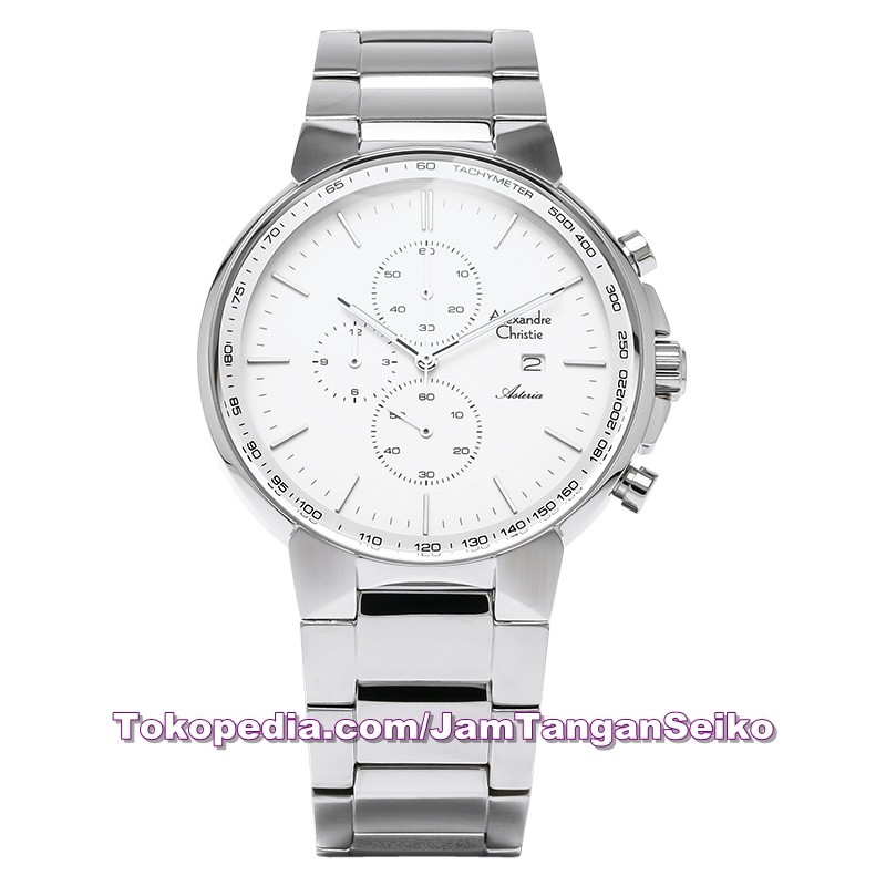Jam Tangan Pria Alexandre Christie AC 6462 MC BSSSL Asteria Stainless