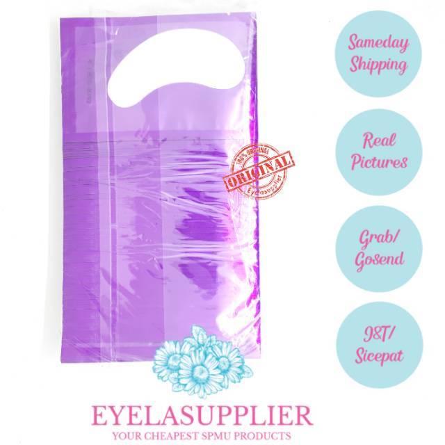 50pcs eyepatch gel hydrogel lashes patch pads untuk eyelash extension tanam bulumata bantalan mata