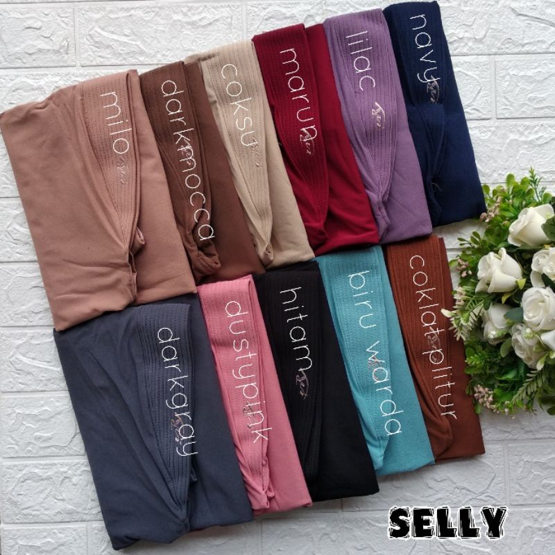 ORIGINAL AREY HIJAB Selly Jumpo Polos-5