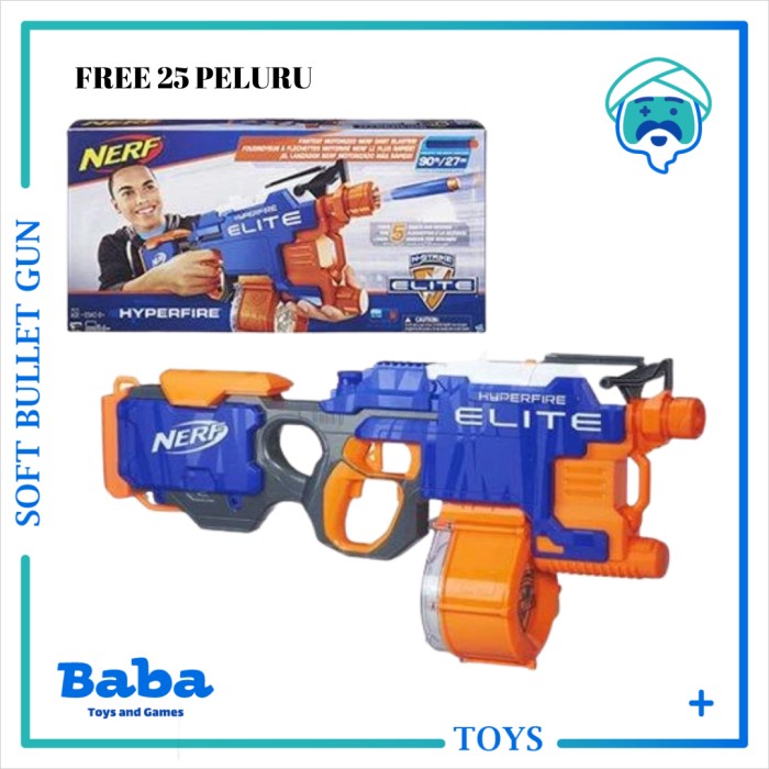 hyperfire elite nerf gun not working