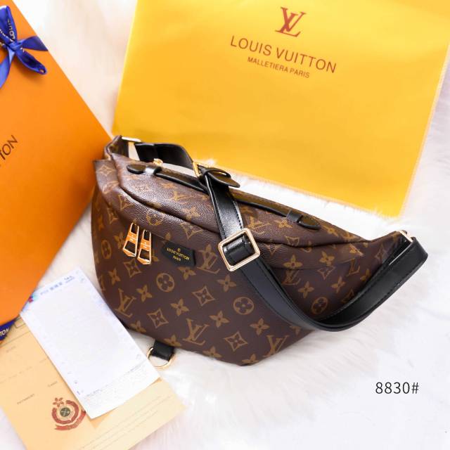 LOUIS VUITTON LV BUMBAG MONOGRAM PLATINUM