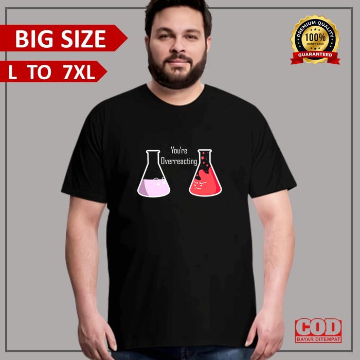 Kaos Pria Jumbo Tshirt Laki Laki Bigsize Atasan Cowok Oversize Korean Style Kekinian Size L XL XXL 3