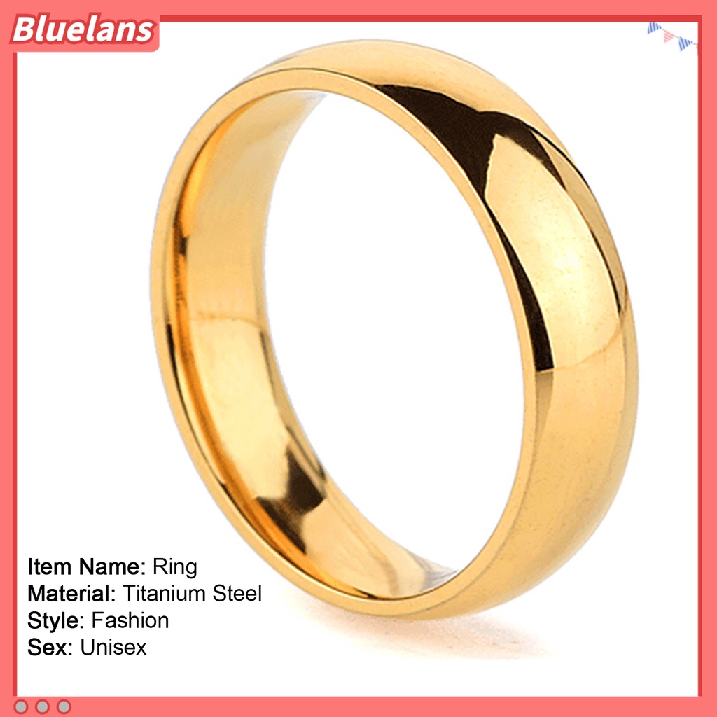 Cincin Pasangan Bahan Titanium Steel Untuk Hadiah