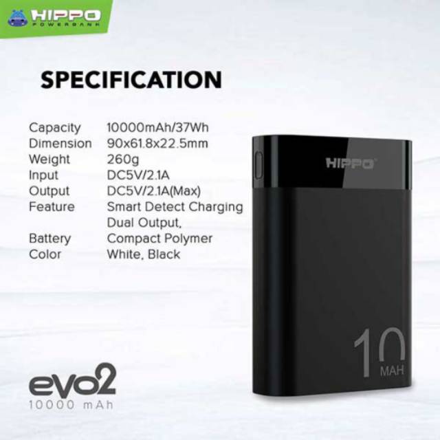 Power bank Hippo