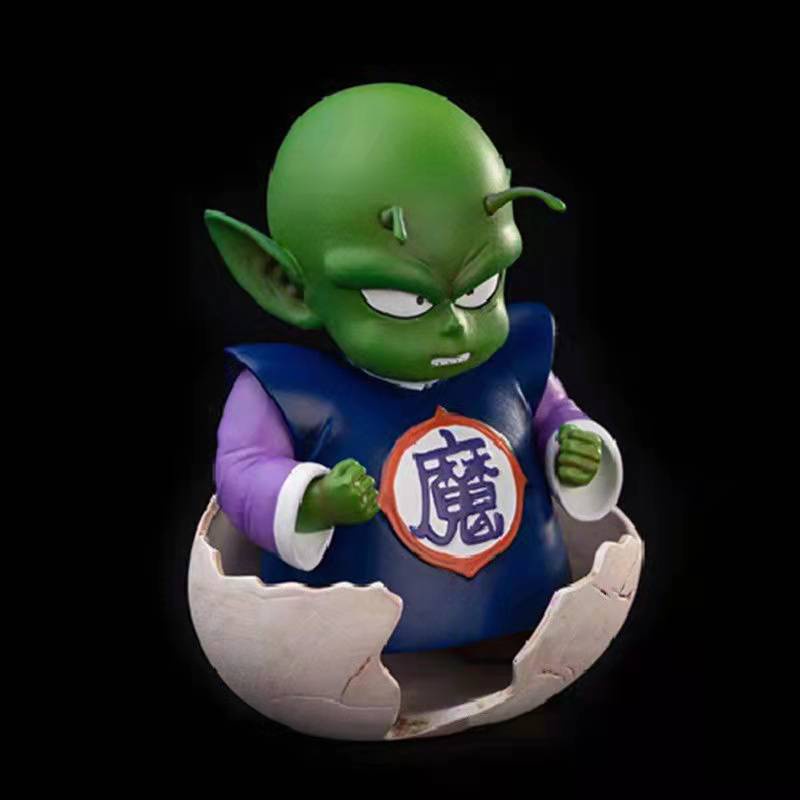 Action Figure DRAGON BALL Q Ukuran 6.5cm Mainan Action Figure Young Piccolo Baby Broken Egg Mini Devil Bahan PVC