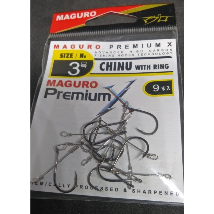 Kail Neklin Bawal No.3/Panjang Kawat Neklin 2 cm/Merk Maguro Premium/Chinu With Ring