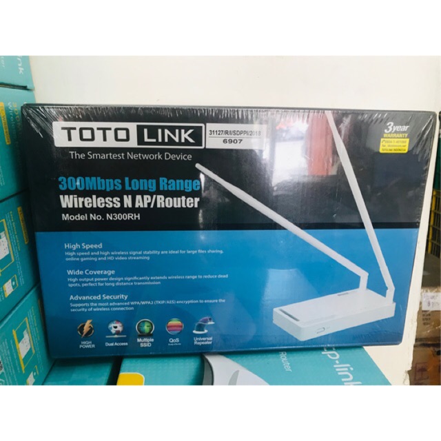 TOTOLINK N300RH Antena 11 dbi WIRELESS ROUTER N 300Rh