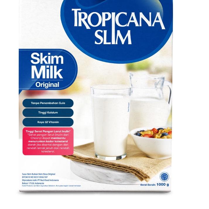 

Terbaru! Tropicana Slim Susu Skim Plain 1000gr - Bantu Turunkan Kolesterol