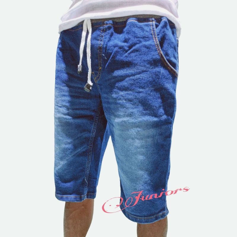 CELANA PENDEK JEANS KOLOR PRIA