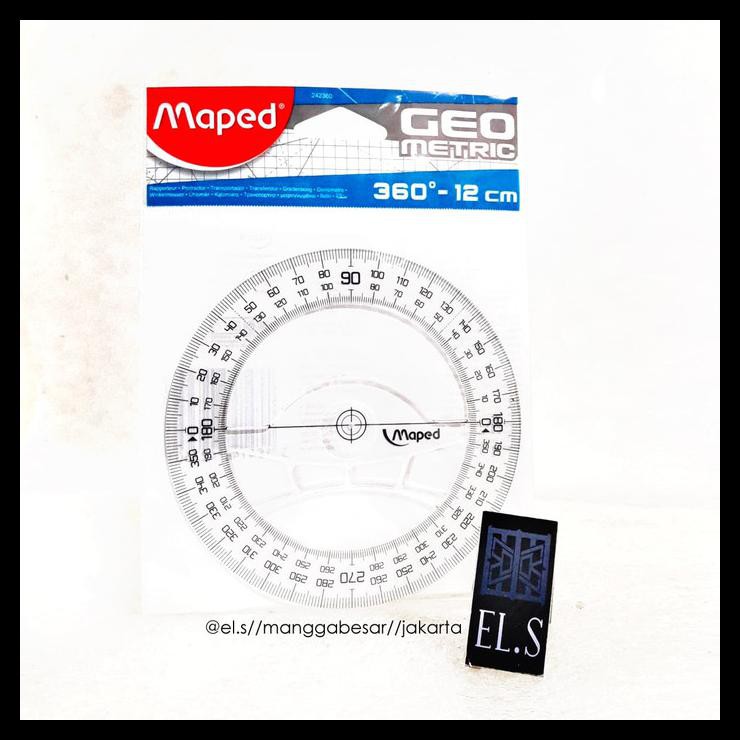

Maped Geometric Busur Protactor 360 Derajat