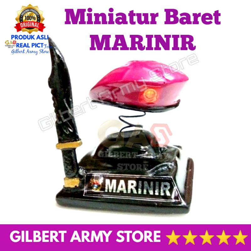 Miniatur Patung Couple Marinir Romantis Tni Persit Pajangan Dashboard Mobil  Lucu Unik Gilbert Army Store