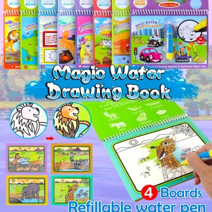 

Buku Gambar Ajaib/Buku Mewarna Ajaib/Magic Drawing Book