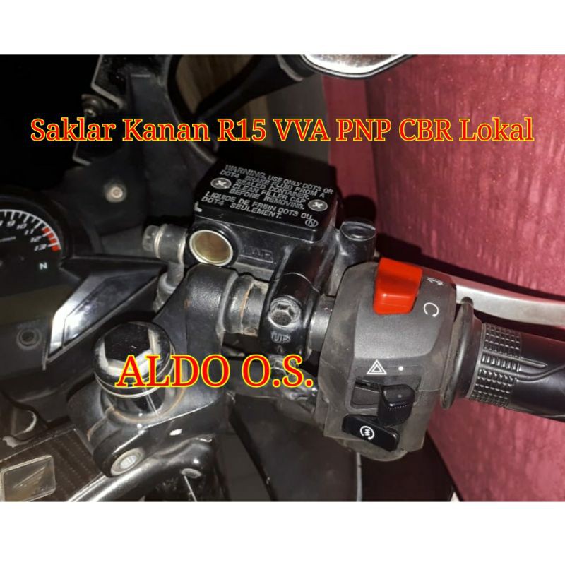 Holder Saklar Kanan New Vixion R 155 R15 VVA PNP CBR150R Lokal Saklar Hazard Engine Stop CBR K45A