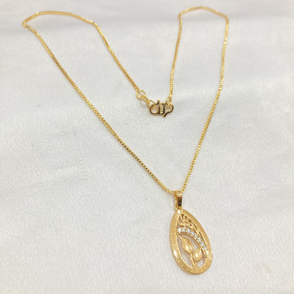 [NOIN] Kalung Koye Permata Lapis Emas 18K Aksesoris Wanita KLE-009