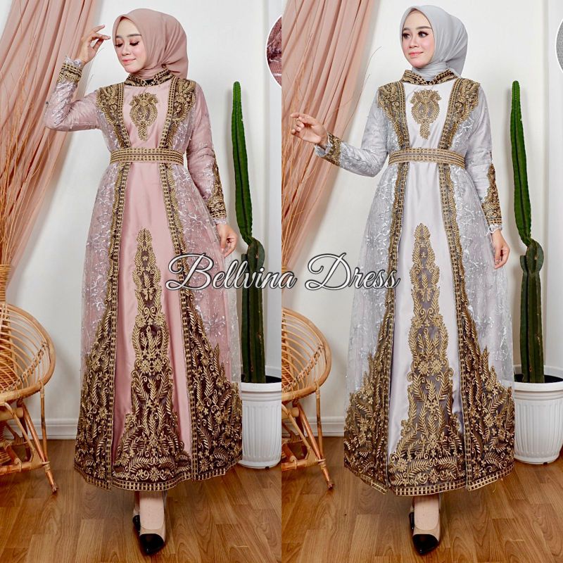 BELLVINA DRESS BY PELANGI JAYA ORIGINAL
