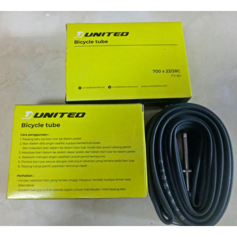 BAN DALAM UNITED 700X23-28C BAN DALAM SEPEDA BAN FIXIE BAN DALAM 700 X 23C BAN 700 X 28C