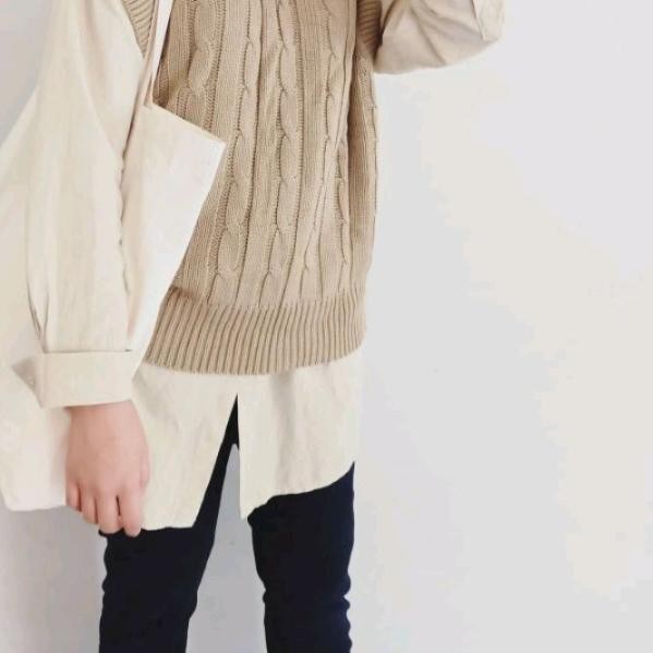 BISA COD Rompi Cabel Rajut - Rompi Rajut - Vest Rajut - Rompi Korea - Rompi Rajut Korea - Rompi Raju