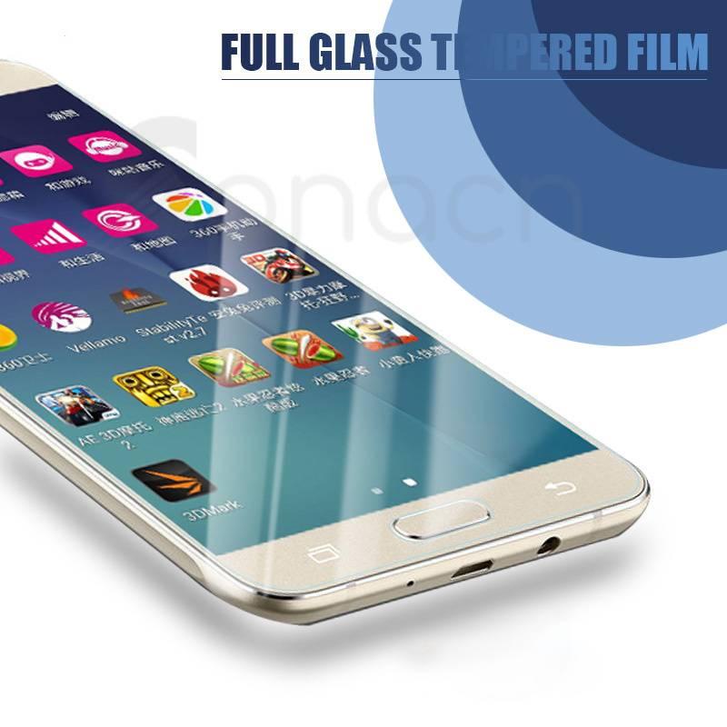 9D Tempered Glass on For Samsung Galaxy J3 J5 J7 A3 A5 A7 2016 2017 J2 J4 J7 Core J5 Prime S7 Screen Protector Glass Film Case