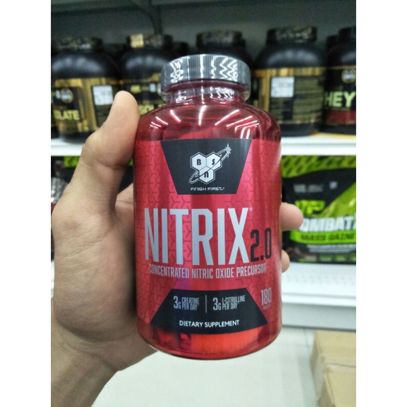 NITRIX BSN 180 TABS NITRIX OXIDE ORIGINAL barang bru bpom