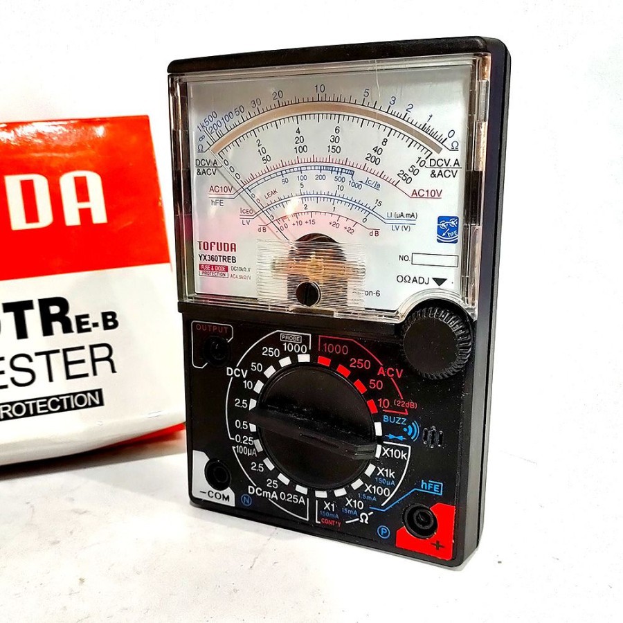 MULTITESTER ANALOG TOFUDA YX-360TR MULTIMETER BESAR PENGUKUR TEGANGAN