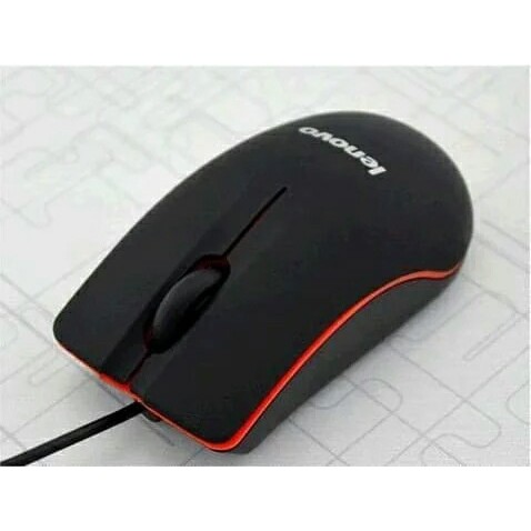 Mouse Wired LENOVO M20 USB. 100%baru - LENOVO KABEL