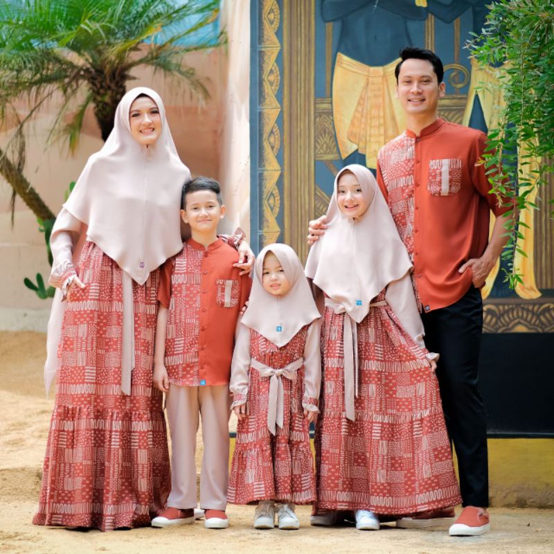 Gamis Humaira Nubi /Gamis couple mom&kids / Gamis sarimbit