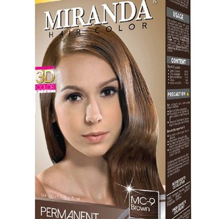 Miranda Hair Color Cat  Rambut  Permanen  MC9 Brown 30ml 