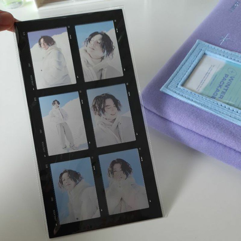 6 cut film photo Winpack Winter Package 2021 Jungkook BTS Official - PC Photocard