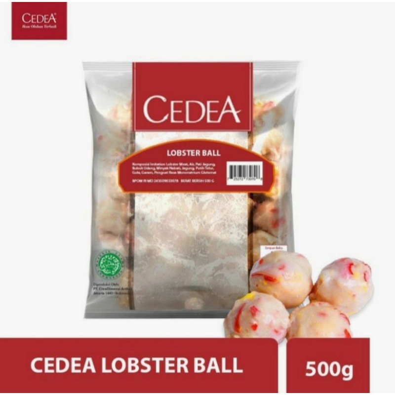 

Cedea Baso Lobster / Bakso Ikan / Premium Bakso Lobster | Berat Bersih 500gr
