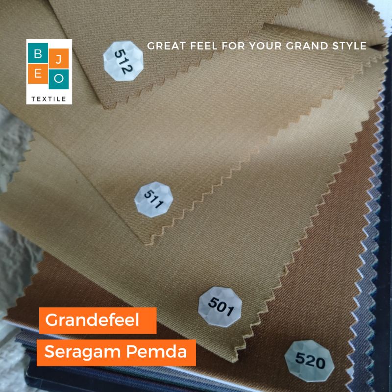 kain grandefeel seragam Pemda maxistyle