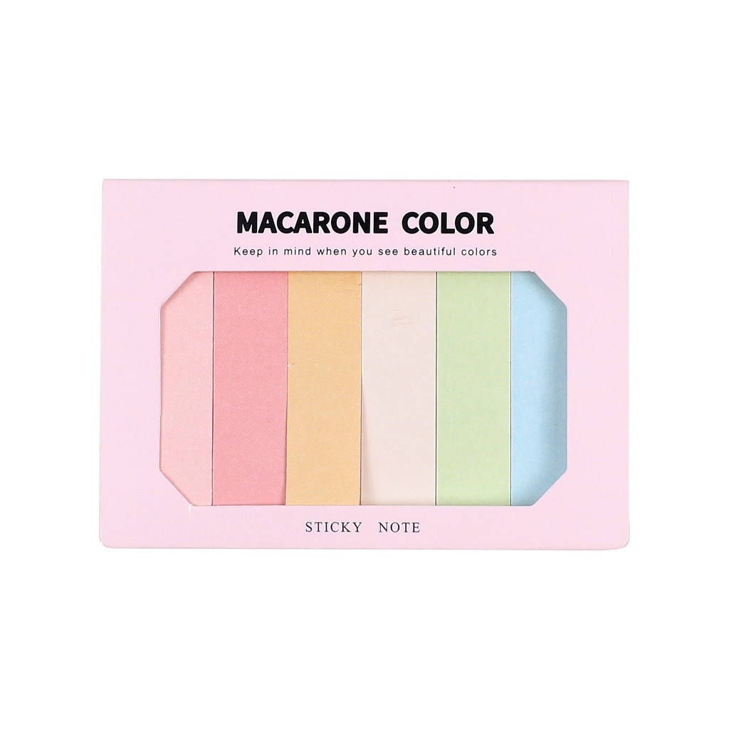 MaiMao. 120 Sheets Morandi Label Sticky Note INS Style Sticky Index Note Paper-C